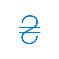 Піктограма євро синього кольору